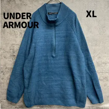 언더아머 하이넥 니트 블루 스포츠 웨어 [ 7008 ]