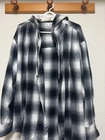 아들러 오버 사이즈 셔츠 후드티