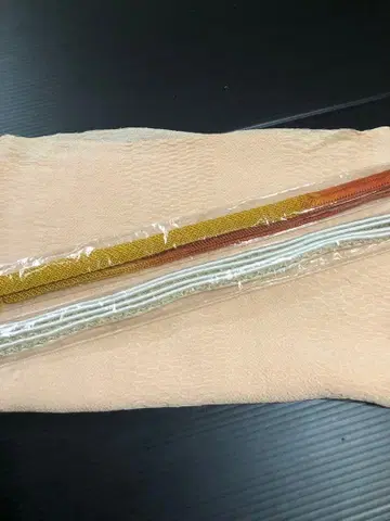 순수 실크 오비 장식 천 허리띠 세트 A2-4