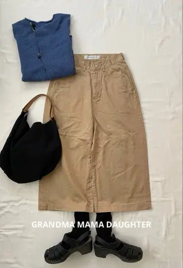 새상품급 그랑마마도터 와이드 치노 팬츠 종아리 기장