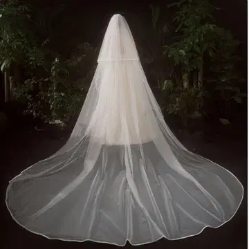 웨딩 베일 롱 3m