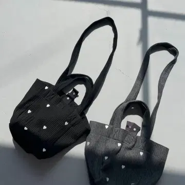 CHERI 하트 무늬 누비백 2way