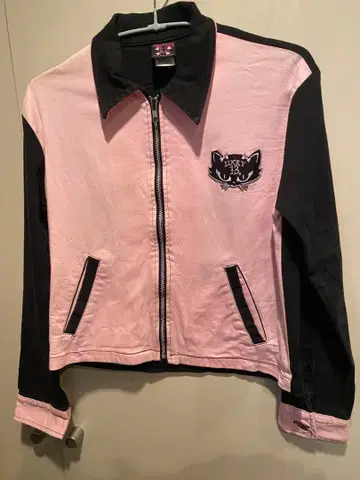 Luckey 13 핑크 블랙 자켓 S