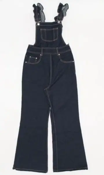 lilLilly 프릴 데님 살로펫