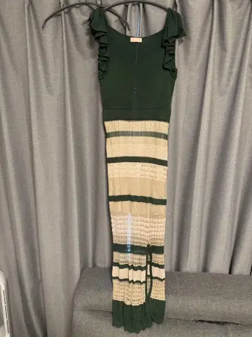 RESEXXY 슬리브리스 롱 니트 원피스 F 사이즈