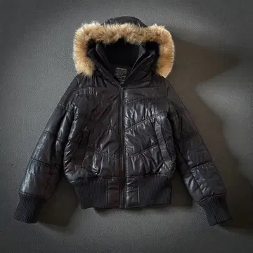 y2k 페어리 그런지 퍼 충전솜 다운 자켓 광택 짧은 기장