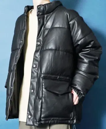 PU 충전솜 스탠드 블루종