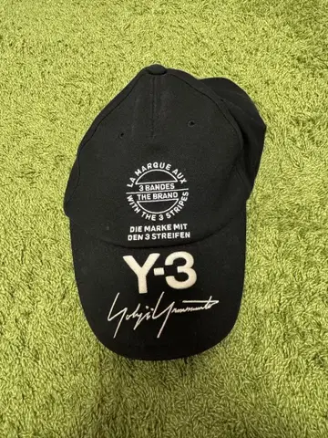 Y-3 블랙 캡 OSFA