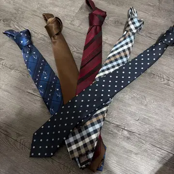 [ 거의 미사용 ] 넥타이 세트 5개