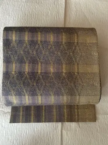 히나야 후쿠로 오비 순수 실크