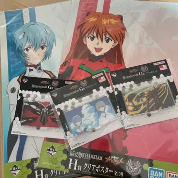 에반게리온 제일복권 진심을 너에게 클리어 포스터 세트