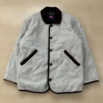 11.13 미즈노 퀼팅 자켓 그레이 계열 플리스 코듀로이 옷깃 SA