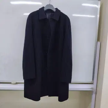 다크 네이비 울 피 코트 S 사이즈