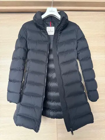 블랙 롱 다운 자켓