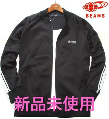 [ 미사용 새상품 ] 빔즈 BEAMS 블랙 집업 자켓 아우터