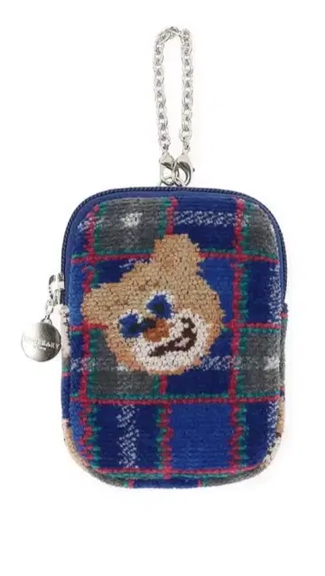 [미개봉 새상품] 페이러 고베 타탄 테디 산치카점 한정판 참 파우치