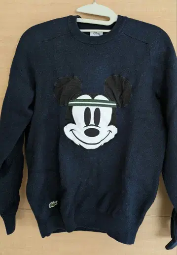 Lacoste 미키마우스 스웨터 US S 네이비