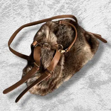 2000s 페어리 그런지 본지티 퍼 숄더백