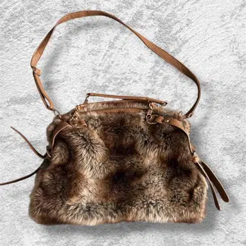 2000s 페어리 그런지 본지티 퍼 숄더백