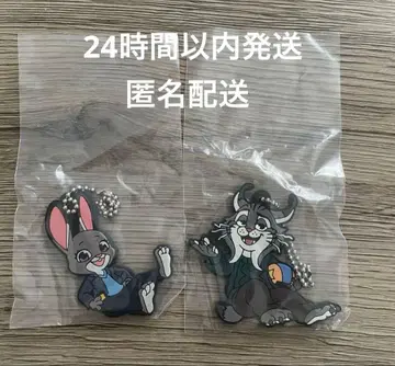 데포라바! 주토피아2 키링 파우버트 주디 세트