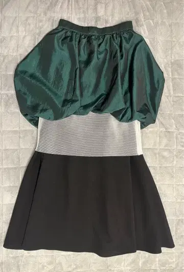 아쓰리 UN3D 벌룬 스커트 롱 스커트