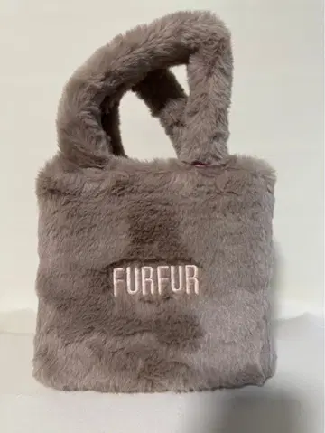 FURFUR 퍼 토트백 모카