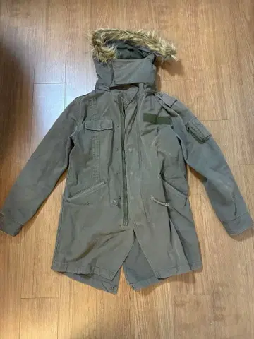 카키 밀리터리 M65 모즈 코트 퍼 포함 Who's Who