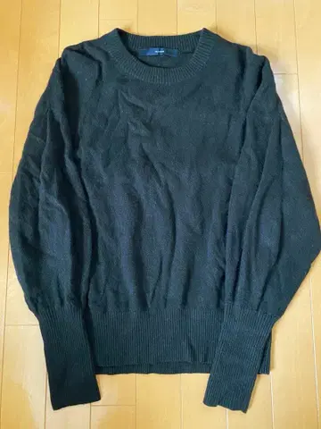 FRAME WORK 니트 스웨터 검정 블랙 베이크루즈