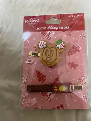 도쿄 디즈니 리조트 디즈니 크리스마스 2025 헤어 클립 세트