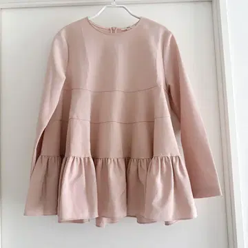 yori 세레모니 티어드 블라우스 핑크 38