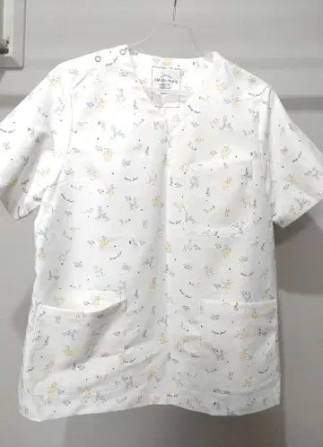 GELATO PIQUE 동물 패턴 반팔 스크럽