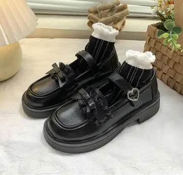 로퍼 포멀 신발 펌프스 4cm 통굽 신발