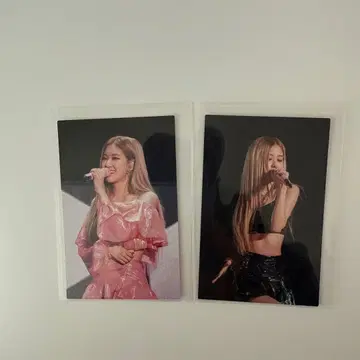 BLACKPINK 서울 콘서트 dvd 포토카드 로제