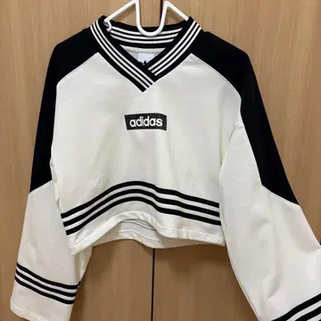 아디다스 블로킹 크루넥 맨투맨 셔츠