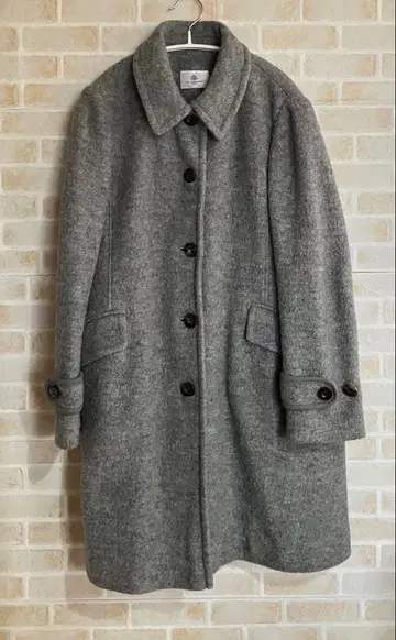새상품급 올드 잉글랜드 울 코트 그레이 36