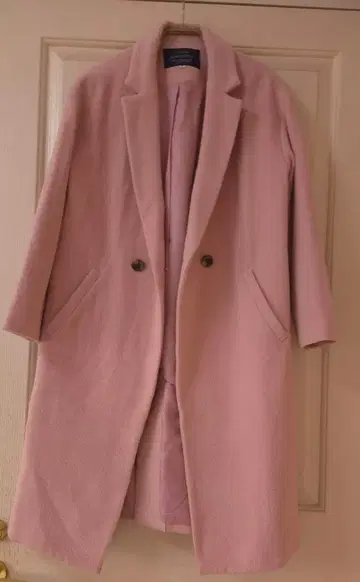 JUSGLITTY 체스터 코트 핑크 사이즈 0