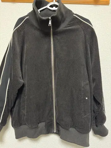 코듀로이 라인 트랙 자켓