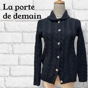 La porte de demain 상의 니트 F 블랙 여성용