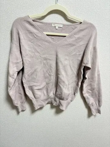 PROPORTION BODY DRESSING V넥 니트 FR