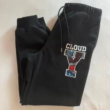 CLOUDY 조거 팬츠 블랙 맨투맨 M