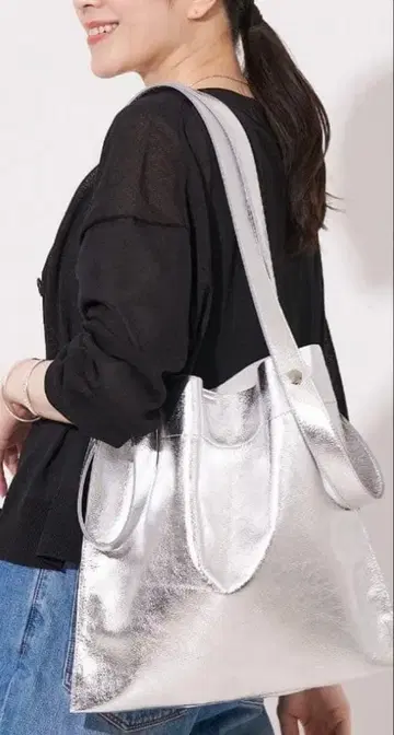 WEB 한정판 [ BEAURE ] 카우 가죽 2WAY 핸들 토트백