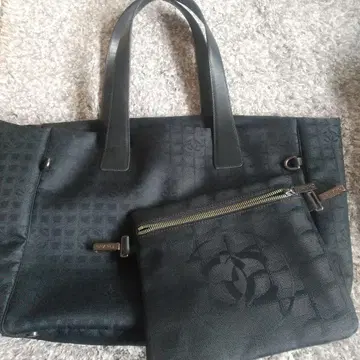 CC 블랙 토트백&파우치