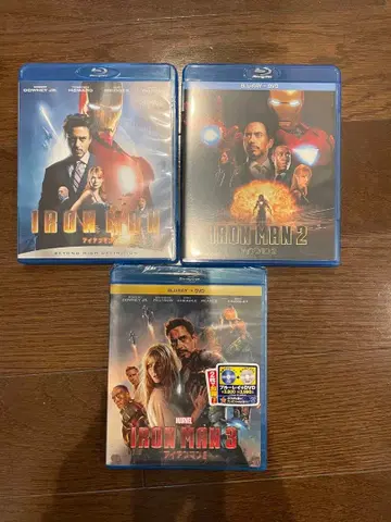 아이언맨 1, 2, 3 Blu-ray 세트