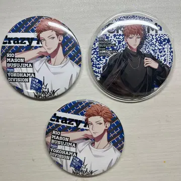 히프노시스 마이크 토지마 메이슨 리오 캔뱃지 3개 세트