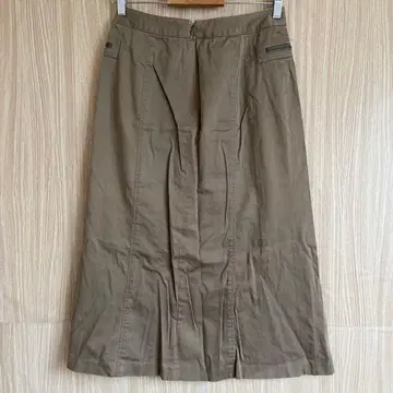 23구 23KU 롱 스커트 브라운 44 빅 사이즈