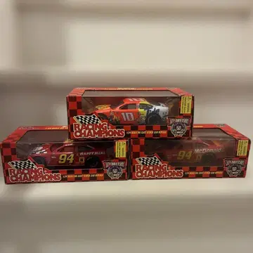 RACING CHAMPIONS 1:24 스케일 미니카 3대 세트