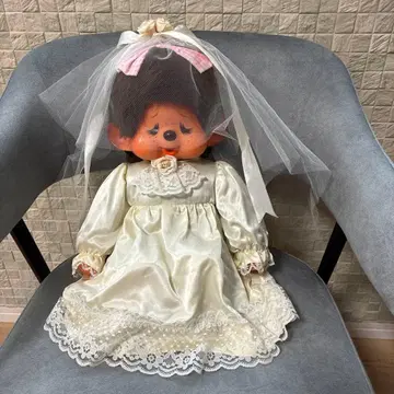 몽치치 빅 사이즈 43cm 쇼와 레트로 웨딩