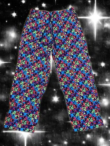 컬러풀 패턴 조거 팬츠