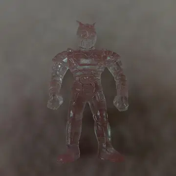 투명한 가면라이더 피규어