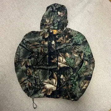 리얼트리 패턴 플리스 후드티 HIGHLAND 구제 의류